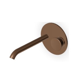 Zucchetti Sablier Bateria umywalkowa podtynkowa 225 mm - element zewnętrzny Matt Chocolate PVD ZSL735.XSP21