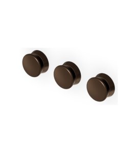 Zucchetti Sablier Bateria wannowo-natryskowa 3-otworowa podtynkowa - element zewnętrzny Brushed Chocolate PVD ZSL5695.XP21