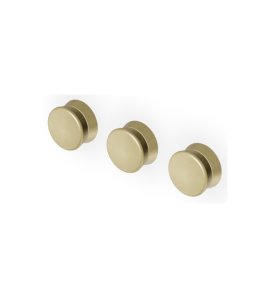 Zucchetti Sablier Bateria wannowo-natryskowa 3-otworowa podtynkowa - element zewnętrzny Brushed British Gold PVD ZSL5695.XP31