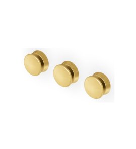 Zucchetti Sablier Bateria wannowo-natryskowa 3-otworowa podtynkowa - element zewnętrzny Brushed Gold PVD ZSL5695.XP41