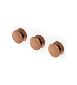 Zucchetti Sablier Bateria wannowo-natryskowa 3-otworowa podtynkowa - element zewnętrzny Brushed Copper PVD ZSL5695.XP91
