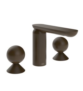 Gessi Perle Bateria umywalkowa 3-otworowa bez korka dark bronze/metal/metal 74005.845