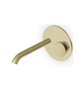 Zucchetti Sablier Bateria umywalkowa podtynkowa 200 mm Brushed British Gold PVD ZSL736.XP31