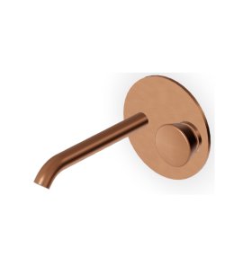 Zucchetti Sablier Bateria umywalkowa podtynkowa 200 mm Brushed Copper PVD ZSL736.XP91