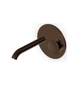 Zucchetti Sablier Bateria umywalkowa podtynkowa 175 mm - element zewnętrzny Brushed Chocolate PVD ZSL739.XP21