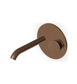 Zucchetti Sablier Bateria umywalkowa podtynkowa 175 mm - element zewnętrzny Matt Chocolate PVD ZSL739.XSP21