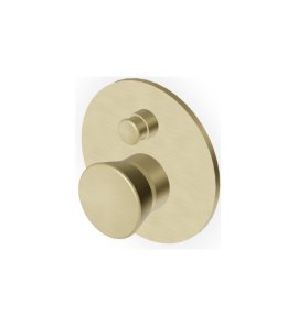 Zucchetti Sablier Bateria wannowo-natryskowa podtynkowa - element zewnętrzny Brushed British Gold PVD ZSL775.XP31