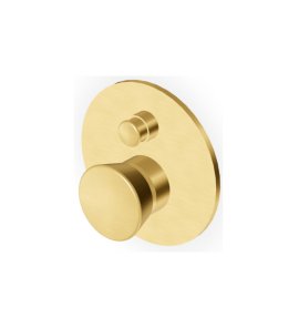 Zucchetti Sablier Bateria wannowo-natryskowa podtynkowa - element zewnętrzny Brushed Gold PVD ZSL775.XP41