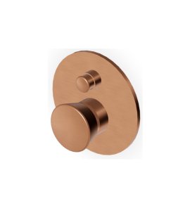 Zucchetti Sablier Bateria wannowo-natryskowa podtynkowa - element zewnętrzny Brushed Copper PVD ZSL775.XP91