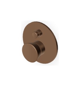 Zucchetti Sablier Bateria wannowo-natryskowa podtynkowa - element zewnętrzny Matt Chocolate PVD ZSL775.XSP21