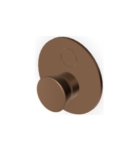 Zucchetti Sablier Bateria wannowo-natryskowa podtynkowa - element zewnętrzny Matt Chocolate PVD ZSL776.XSP21