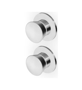 Zucchetti Sablier Bateria wannowo-natryskowa podtynkowa 2-drożna - element zewnętrzny Brushed Stainless Steel ZSL778.X
