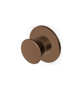 Zucchetti Sablier Mieszacz podtynkowy jednouchwytowy - element zewnętrzny Matt Chocolate PVD ZSL780.XSP21