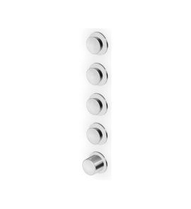 Zucchetti Sablier Bateria termostatyczna natryskowa podtynkowa 4-drożna - element zewnętrzny Brushed Stainless Steel ZSL804.X
