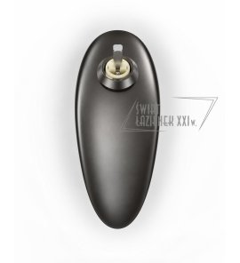Gessi Equilibrio Bateria umywalkowa black metal PVD 52001.706