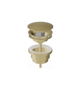 Zucchetti Sablier Korek klik-klak Brushed British Gold PVD R97778.XP31