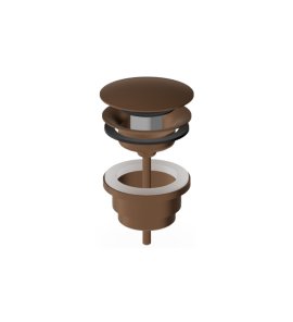 Zucchetti Sablier Korek klik-klak Matt Chocolate PVD R97778.XSP21