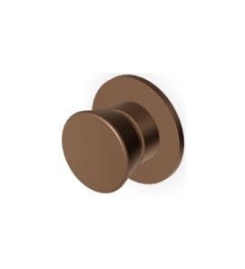 Zucchetti Sablier Zawór/przełącznik 2-drożny podtynkowy - element zewnętrzny Matt Chocolate PVD Z94620.XSP21