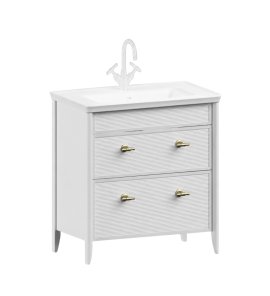 Burlington Strand Szafka podumywalkowa stojąca 80x45 matt white SN800FSW