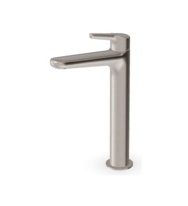 Zucchetti Medameda Bateria umywalkowa jednootworowa wysoka bez korka Brushed Nickiel ZMM715.C3