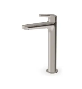Zucchetti Medameda Bateria umywalkowa jednootworowa wysoka bez korka Brushed Nickiel ZMM715.C3