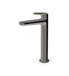 Zucchetti Medameda Bateria umywalkowa jednootworowa wysoka bez korka Metal Black ZMM715.C50