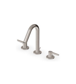 Zucchetti Medameda Bateria umywalkowa 3-otworowa z korkiem automatycznym Brushed Nickiel ZMM5503.C3