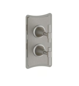 Burlington Strand Bateria prysznicowa podtynkowa termostatyczna brushed nickel SN1500RL