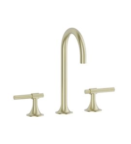 Burlington Strand Bateria umywalkowa 3-otworowa brushed brass SN135DNF