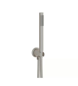 Burlington Strand Słuchawka prysznicowa z wężem i przyłączem ściennym brushed nickel SN963L
