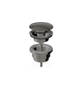Zucchetti Medameda Korek klik-klak uniwersalny Metal Black R97755.C50