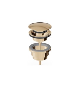 Zucchetti Medameda Korek klik-klak uniwersalny British Gold PVD R97755.P30