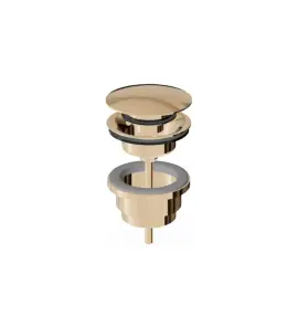 Zucchetti Medameda Korek klik-klak uniwersalny British Gold PVD R97755.P30
