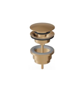 Zucchetti Medameda Korek klik-klak uniwersalny Brushed British Gold PVD R97755.P31