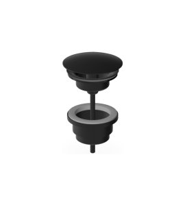 Zucchetti Medameda Korek klik-klak uniwersalny Brushed Total Black PVD R97760.P81