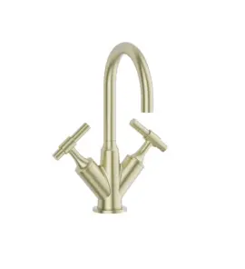 Burlington Strand Bateria umywalkowa brushed brass SN116DNF