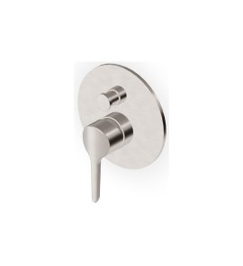 Zucchetti Medameda Bateria wannowo-natryskowa podtynkowa - element zewnętrzny Brushed Nickiel ZMM775.C3