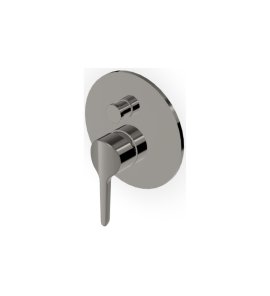 Zucchetti Medameda Bateria wannowo-natryskowa podtynkowa - element zewnętrzny Metal Black ZMM775.C50
