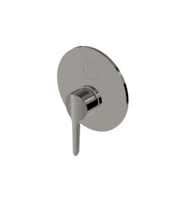 Zucchetti Medameda Bateria wannowo-natryskowa podtynkowa - element zewnętrzny Metal Black ZMM776.C50