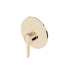 Zucchetti Medameda Bateria wannowo-natryskowa podtynkowa - element zewnętrzny British Gold PVD ZMM776.P30