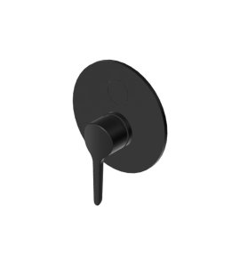 Zucchetti Medameda Bateria wannowo-natryskowa podtynkowa - element zewnętrzny Brushed Total Black PVD ZMM776.P81