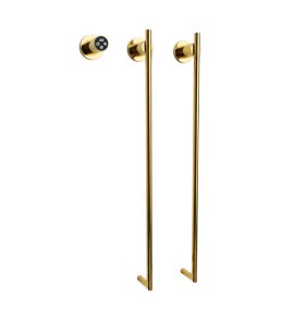   Galatea Design Balance 2 Grzejnik elektryczny odwracalny 76x37 gold GDA362OR