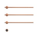 Galatea Design Balance 4 Grzejnik elektryczny 52x58 brushed rose gold PVD GDA363RG W MAGAZYNIE !!!