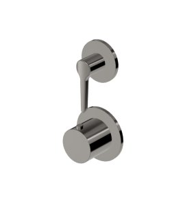 Zucchetti Medameda Bateria termostatyczna natryskowa podtynkowa - element zewnętrzny Metal Black ZMM801.C50