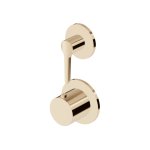 Zucchetti Medameda Bateria termostatyczna natryskowa podtynkowa - element zewnętrzny British Gold PVD ZMM801.P30