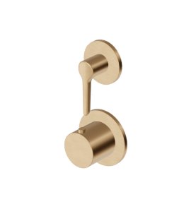 Zucchetti Medameda Bateria termostatyczna natryskowa podtynkowa - element zewnętrzny Brushed British Gold PVD ZMM801.P31