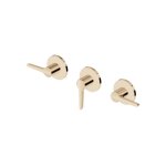 Zucchetti Medameda Bateria wannowo-natryskowa podtynkowa 2-drożna - element zewnętrzny British Gold PVD ZMM5695.P30