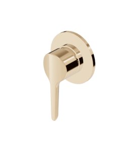 Zucchetti Medameda Mieszacz podtynkowy jednouchwytowy - element zewnętrzny British Gold PVD ZMM780.P30