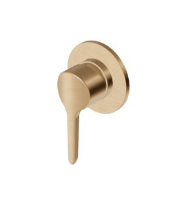 Zucchetti Medameda Mieszacz podtynkowy jednouchwytowy - element zewnętrzny Brushed British Gold PVD ZMM780.P31
