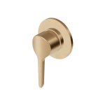 Zucchetti Medameda Mieszacz podtynkowy jednouchwytowy - element zewnętrzny Brushed British Gold PVD ZMM780.P31